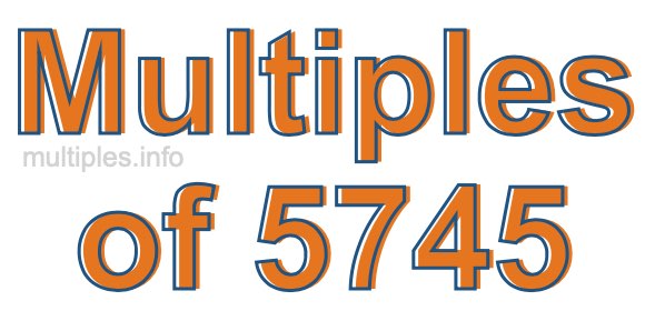 Multiples of 5745