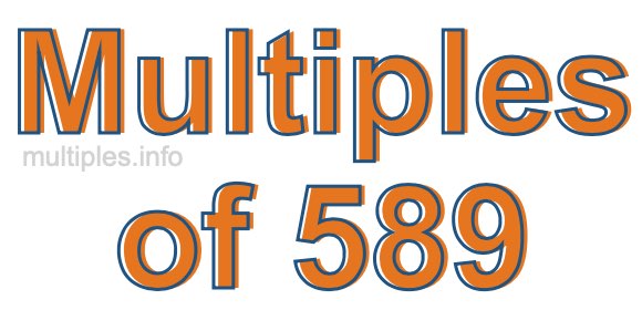 Multiples of 589