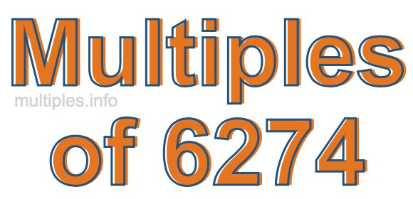 Multiples of 6274