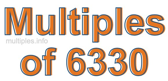 Multiples of 6330