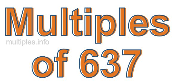 Multiples of 637