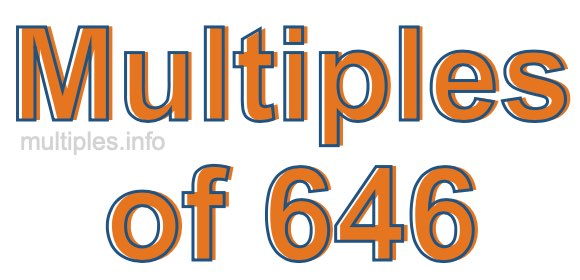 Multiples of 646