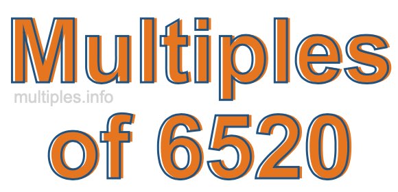 Multiples of 6520