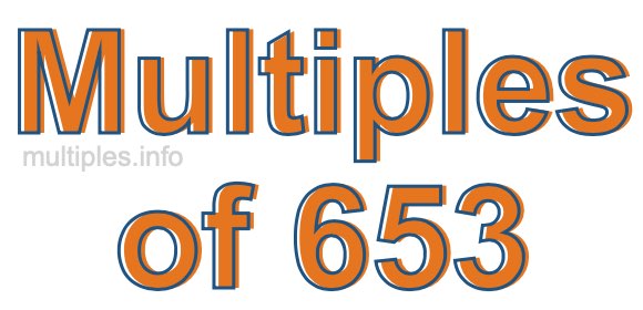 Multiples of 653