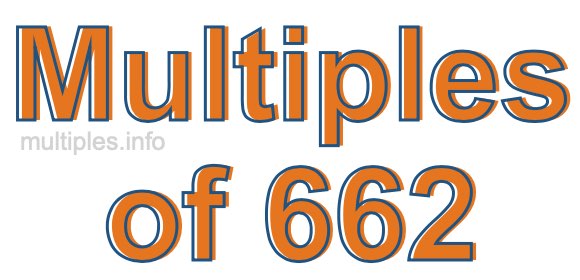 Multiples of 662