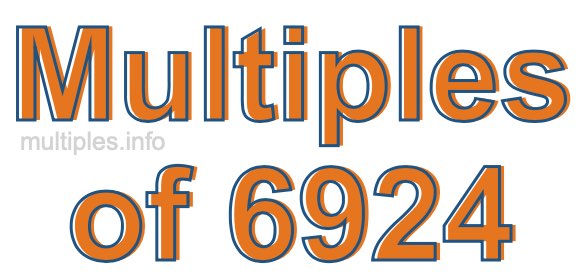 Multiples of 6924