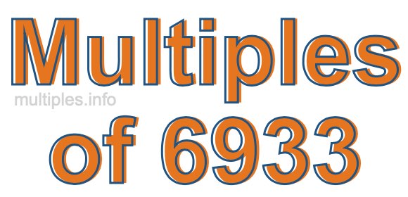 Multiples of 6933