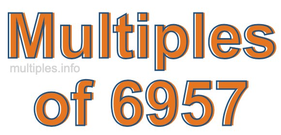 Multiples of 6957
