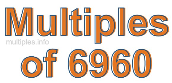 Multiples of 6960 Multiples of 6960
