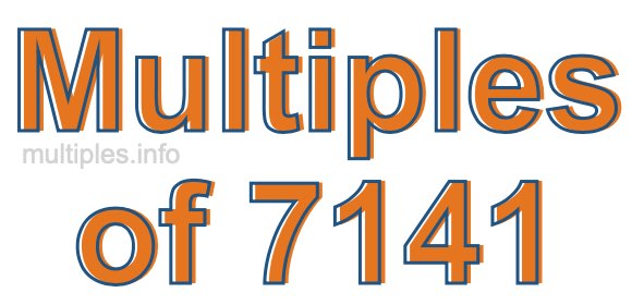 Multiples of 7141