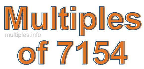 Multiples of 7154