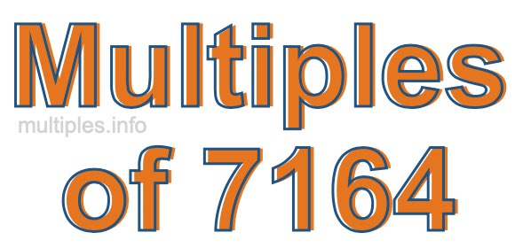 Multiples of 7164