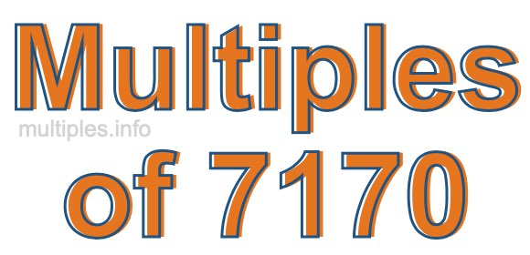 Multiples of 7170