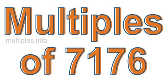 Multiples of 7176