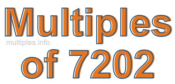 Multiples of 7202 Multiples of 7202
