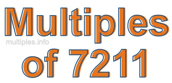 Multiples of 7211
