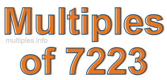 Multiples of 7223