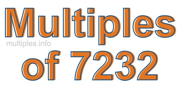Multiples of 7232