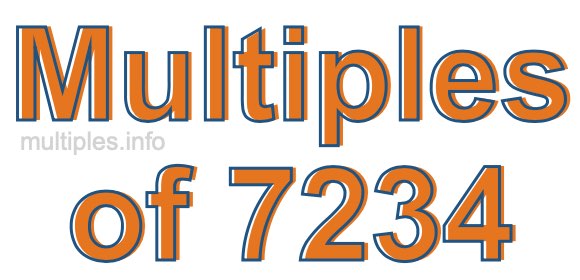 Multiples of 7234