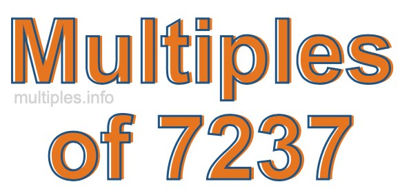 Multiples of 7237