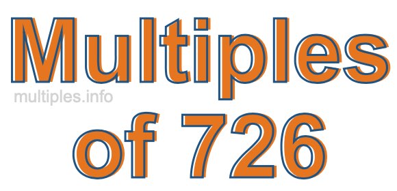 Multiples of 726