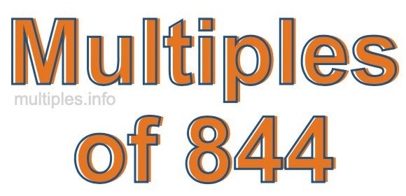 Multiples of 844